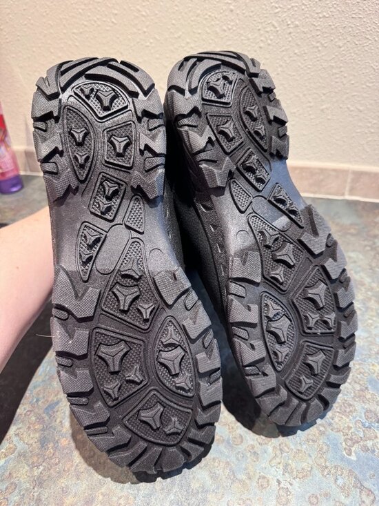Lands End Black Expedition Waterproof Puffer Slip On Snow Boots - 9.5W main image 7